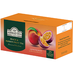 احمد چای هلو و پشن فروت تی بگ 25عددی